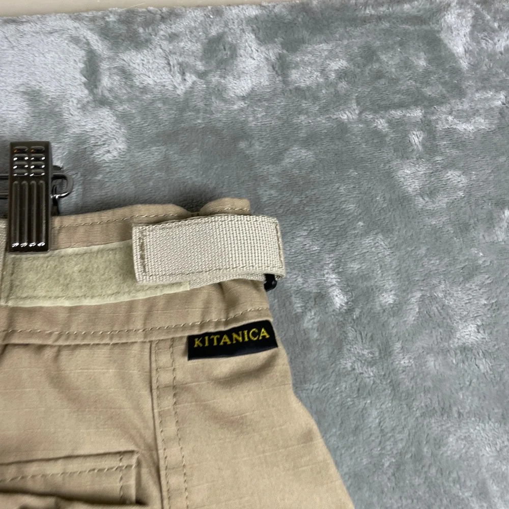Kitanica All Season Tactical Pants Mens XL Tan Ripstop Cargo Made in USA ASP